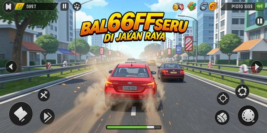 Gameplay Racing yang mendebarkan di 666FF dengan grafis menawan.