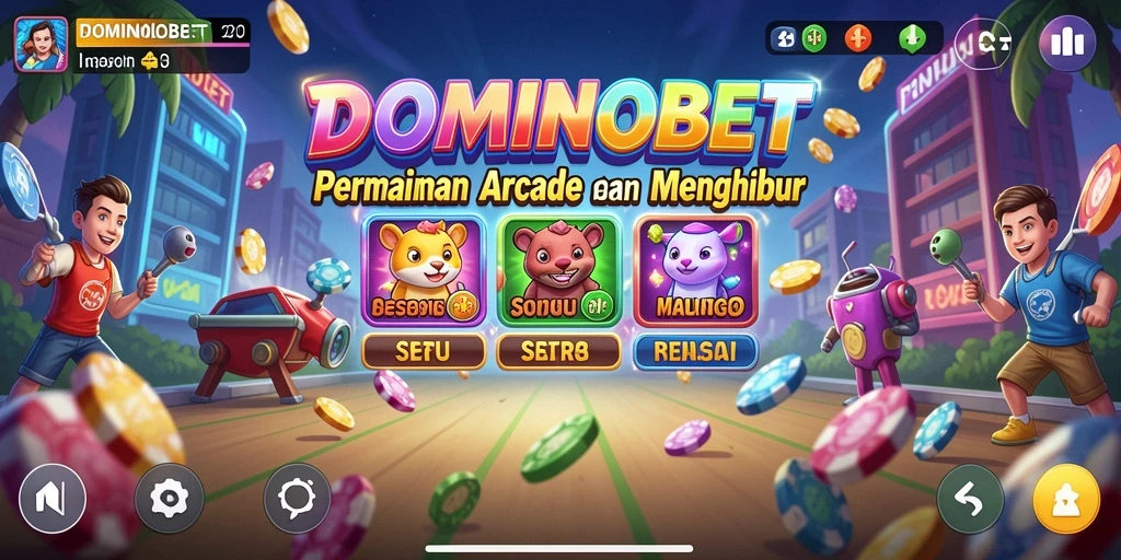 Tampilan Gameplay seru dan menantang di DOMINOBET.