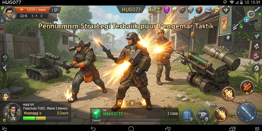Tampilan menakjubkan dari gameplay HUGO77 yang mendebarkan.