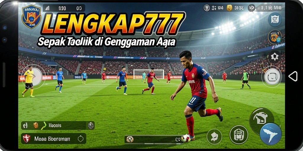 Tampilan gameplay seru dan menegangkan dalam LENGKAP777.