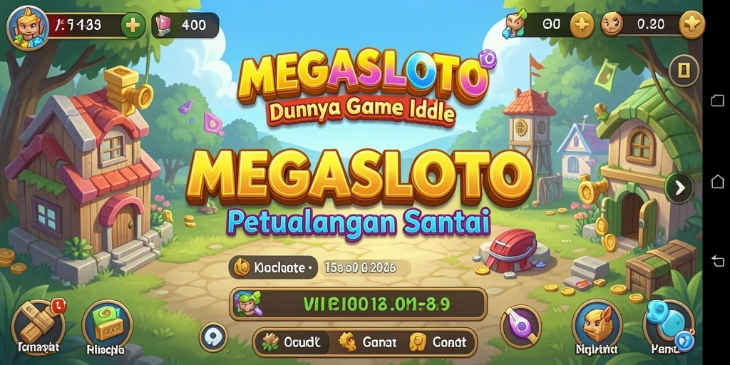 Tampilan gameplay <strong>MEGASLOTO</strong> yang menarik dan santai.