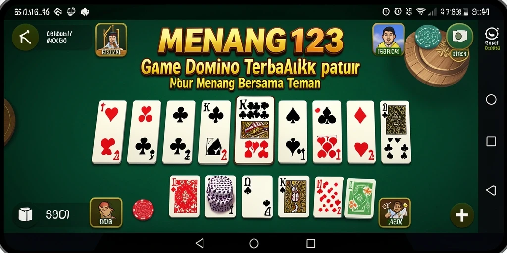 Gameplay domino seru di MENANG123 dengan berbagai mode menarik.