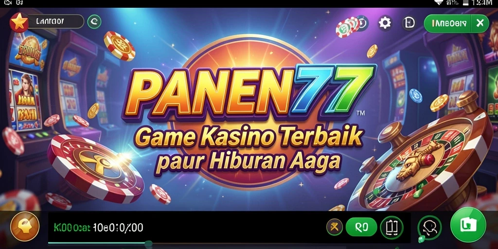 Gambaran tampilan gameplay seru di PANEN77 yang penuh aksi.