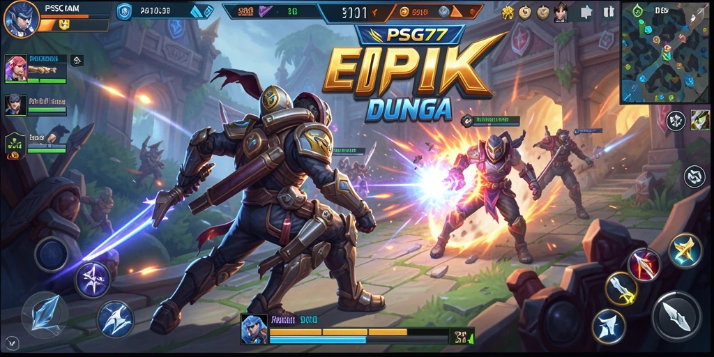 Gameplay seru PSG77 dengan karakter yang beragam dan strategis.