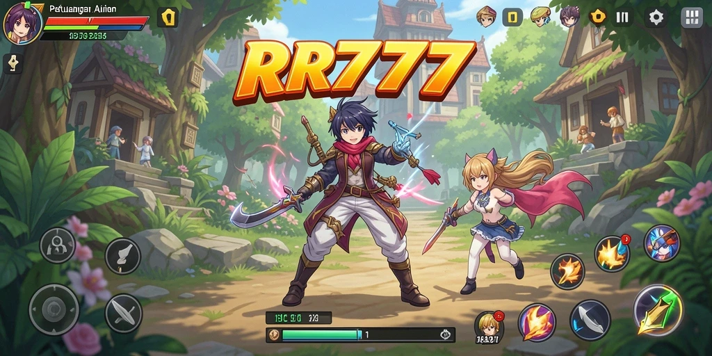 Tangkapan layar gameplay RR777 yang memukau dan penuh aksi.