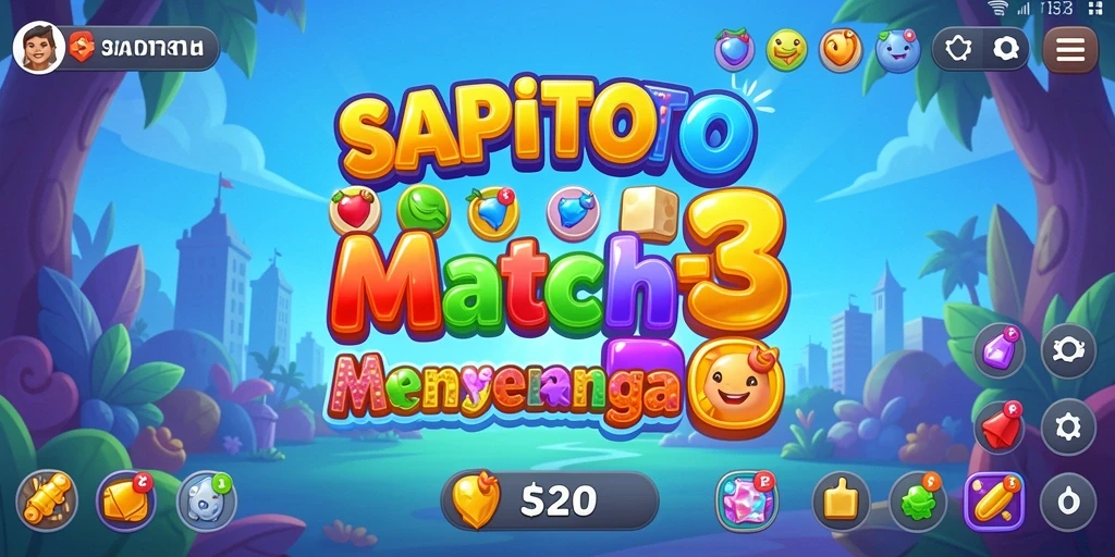 Tampilan gameplay SAPITOTO yang menarik dan penuh warna.