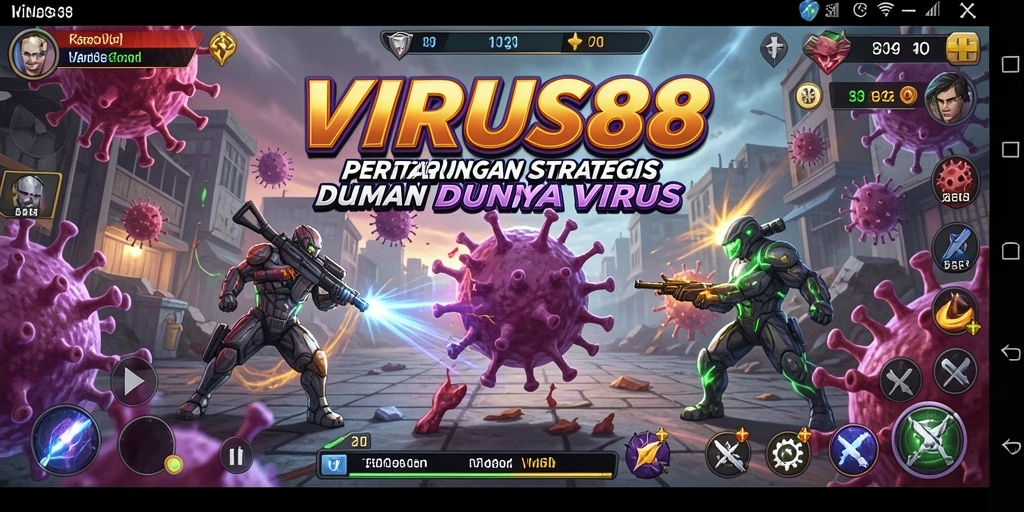 Gameplay seru dan strategis dalam VIRUS88.