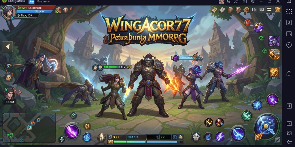 Tampilan gameplay yang menakjubkan di dunia WINGACOR77.